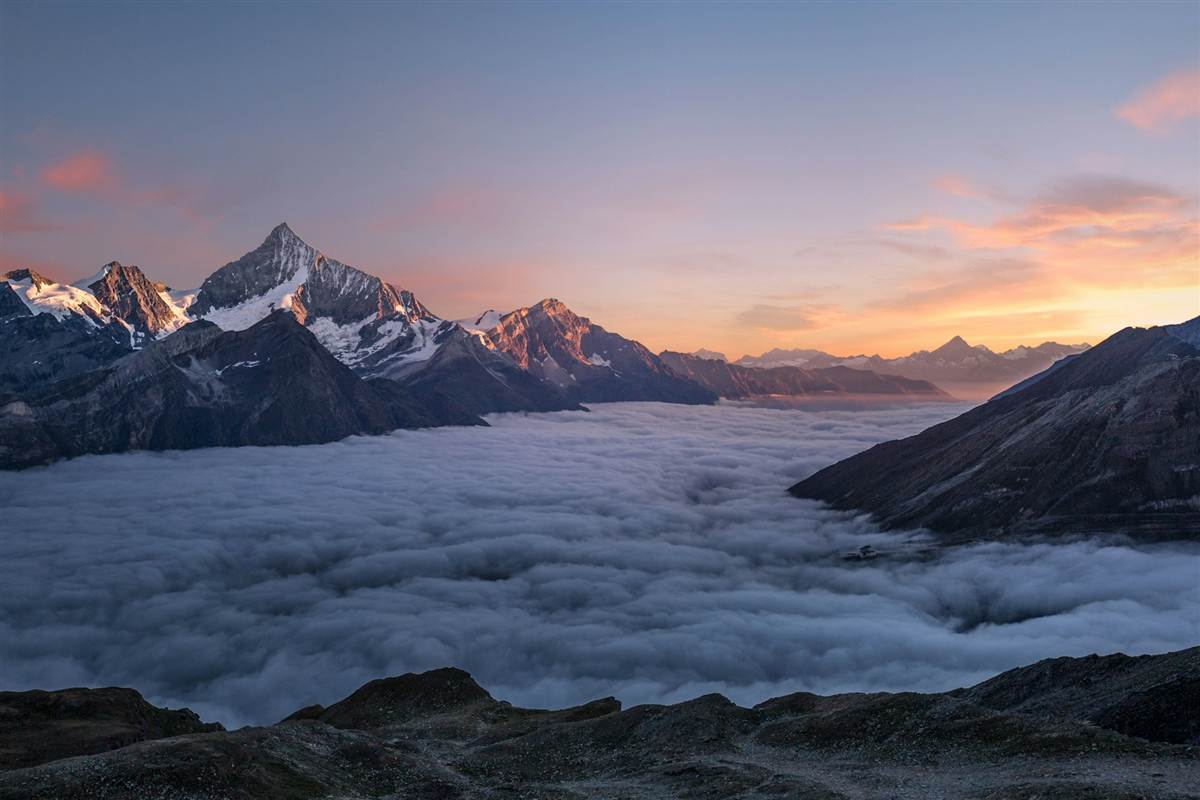 Mountain peaks