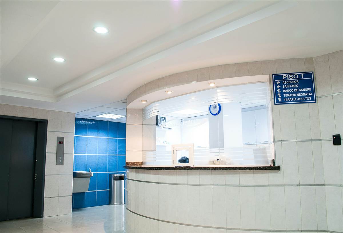 Modern waiting room